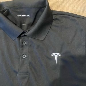 TESLA employee polo shirt, dry fit breathable polo